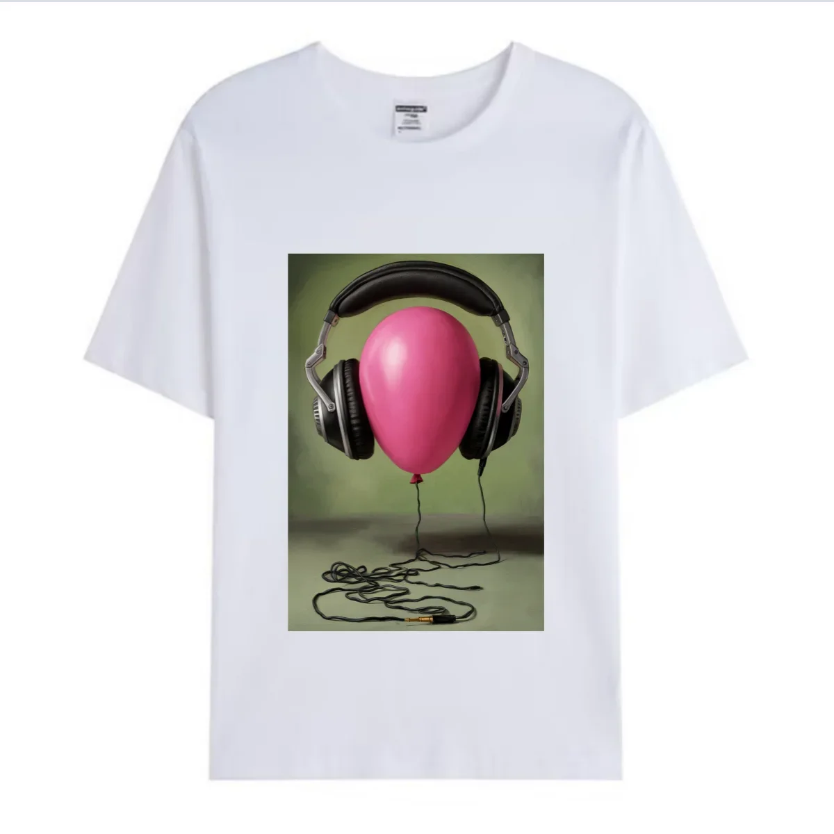 

Men's Summer New Customized Cartoon T-shirt Couple's Western Style All-Matching Slimming Short Sleeve