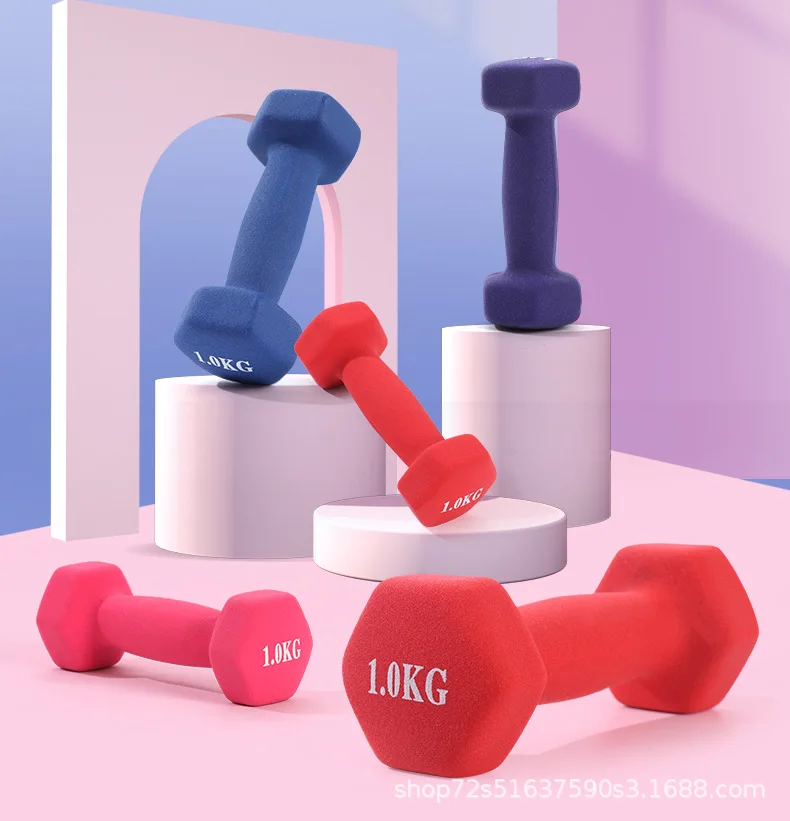 Description Picture 2 of itemCast Iron Dumbbell Sets Weights game For bodies Gym kit Equipment Crossfit Yoga alteres Muscle Training Dumbbells 1KG