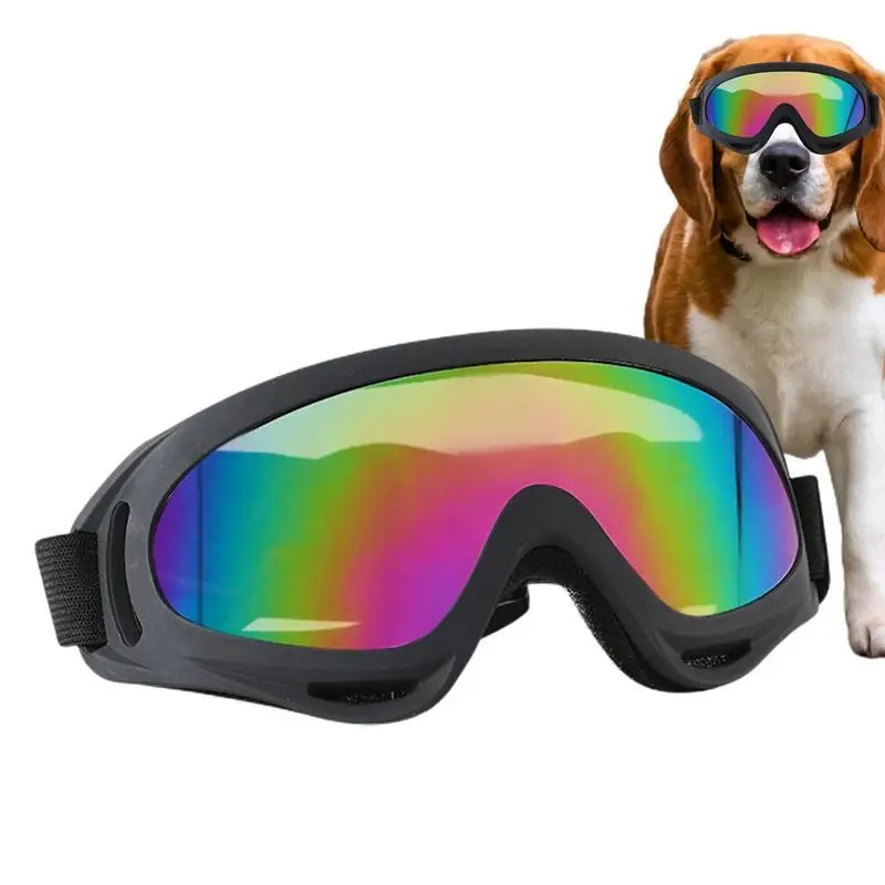

Dog Goggles Adjustable Detachable Strap Wind Dust Proof Eye-wear Protection Pet Beach Glasses Eye Wear Goggles Pet Accessories