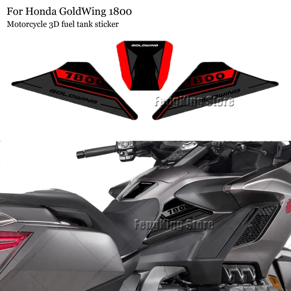 

Защитная резиновая 3D наклейка Eopxy для мотоцикла Honda GoldWing 1800 Gold Wing GL1800 F6B 2018-2023 GL1800