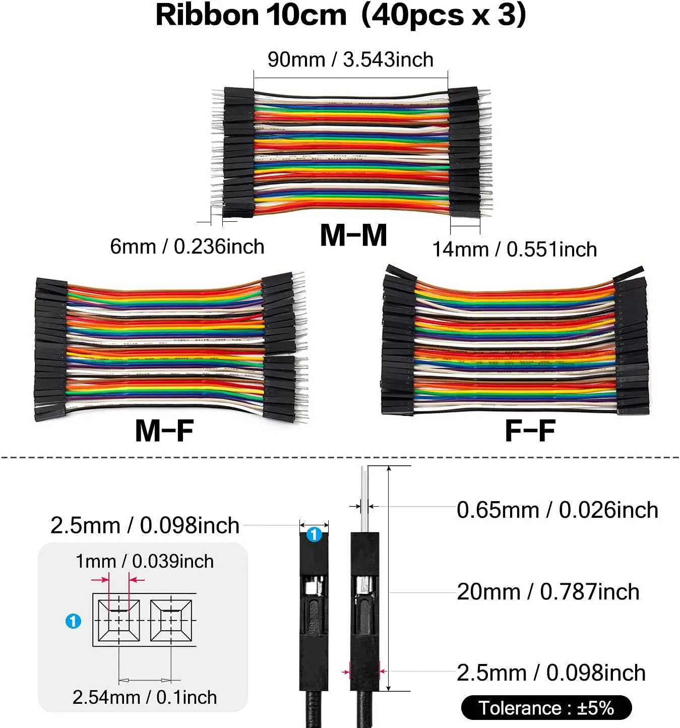 Dupont Cable 120PIN Cable Dupont Line 10cm Male to Male Female to Female FeMale Jumper for PCB DIY KIT