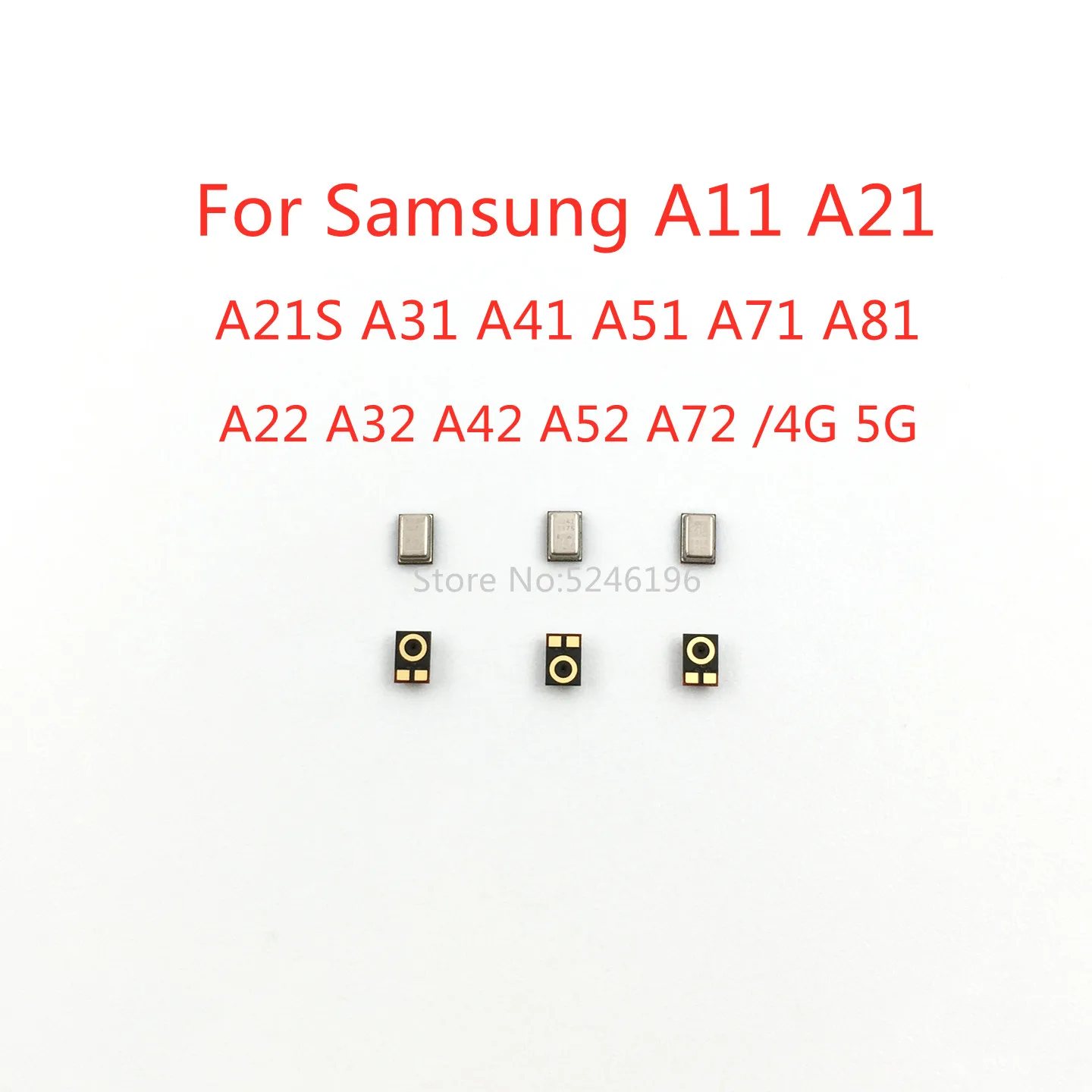 10-100 шт. микрофон Внутренний микрофон приемник Динамик для Samsung Galaxy A11 A21 A21S A31 A41 A51 A71 A81 A22 A32 A42 A52 A72 4G 5G