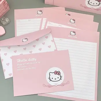 Hello Kitty cute envelope handwritten letter simple high-looking letterhead cartoon kawaii anime character gift greeting card