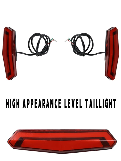 Fanale Posteriore Freni Moto 12V 15 LED - Universale Per ATV, Dirt Bike, Rosso, Antiuurto E Impermeabile - Foto 10