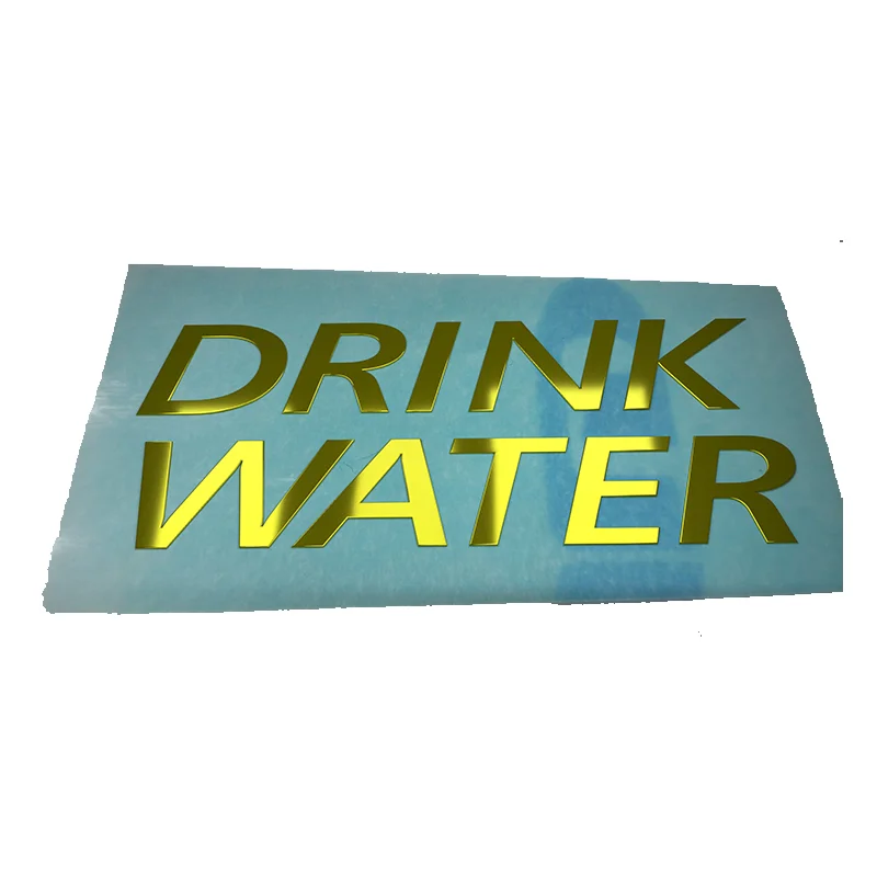 맞춤형 전기 주조 로고 전송 반짝이는 금 금속 포장 니켈 라벨 스티커, 0621-3