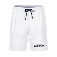 Men's mesh printed mesh shorts Beach pants Seaside summer running fitness pants Breathable quick drying men's hip hop clothing 2