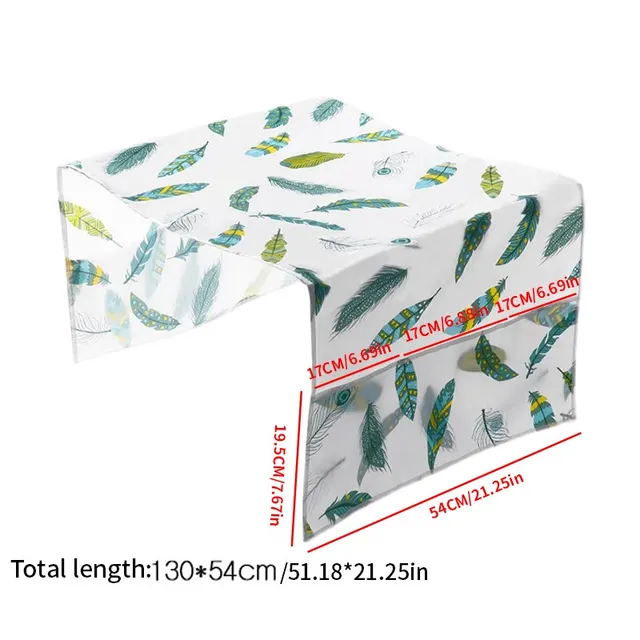 Hűtőszekrény Por Burkolata Tárolózsákkal Mosható Nyomtatás Többcélú Háztartási Mosógép Szekrény Porvédő Fedél - Image 6