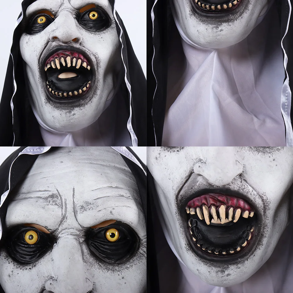 قناع تنكري مخيف خوذة اللاتكس مناسب حفلة تنكرية عيد...