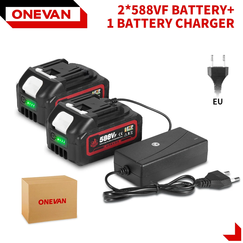 ONEVAN 充電式 588VF リチウムイオン電池 22900mah リチウム