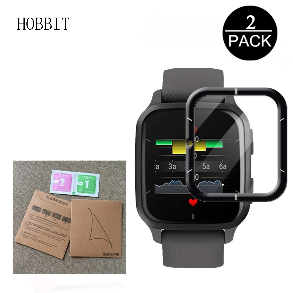 2PCS PMMA Screen Protector For Garmin Venu SQ 2 Sq2 SQ2 SmartWatch HD Clear 3D Protective Cover