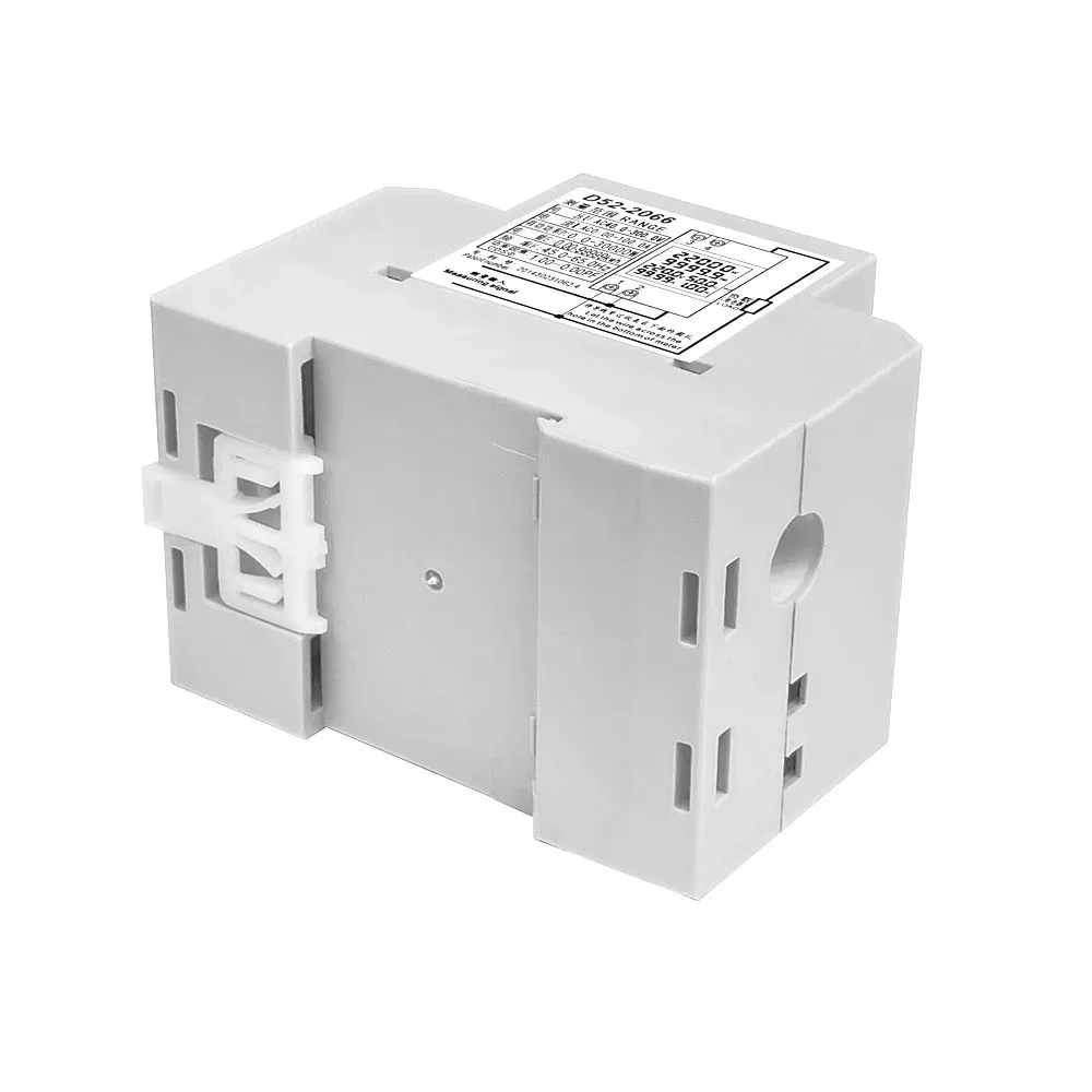 Voltage current monitor 6IN1 Din Rail AC Monitor 110V 220V 380V 100A Voltage Current Power Factor Active KWH Electric Energy Frequency Meter