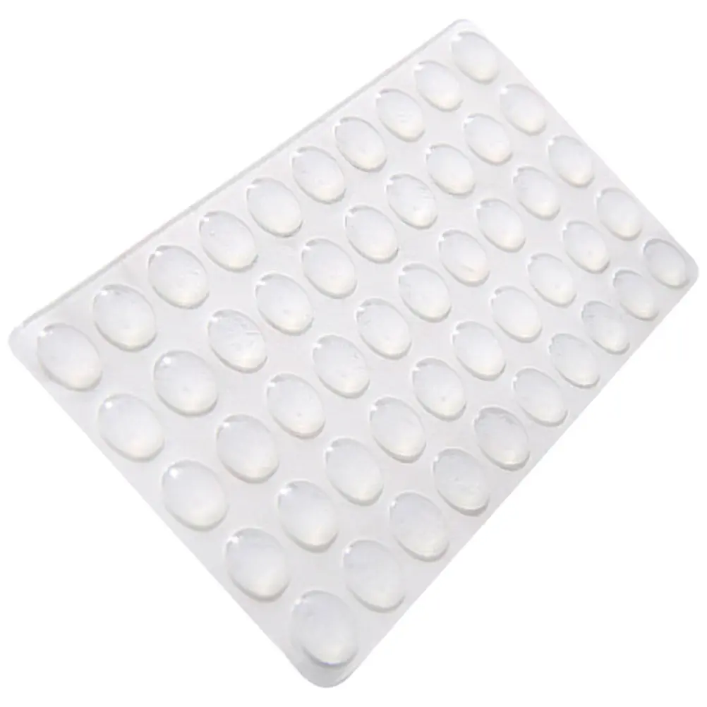 50Pcs 사운드 댐핑 자체 접착 실리콘 도어 범퍼 캐비닛 도어 서랍 사진 프레임 유리 테이블 상판