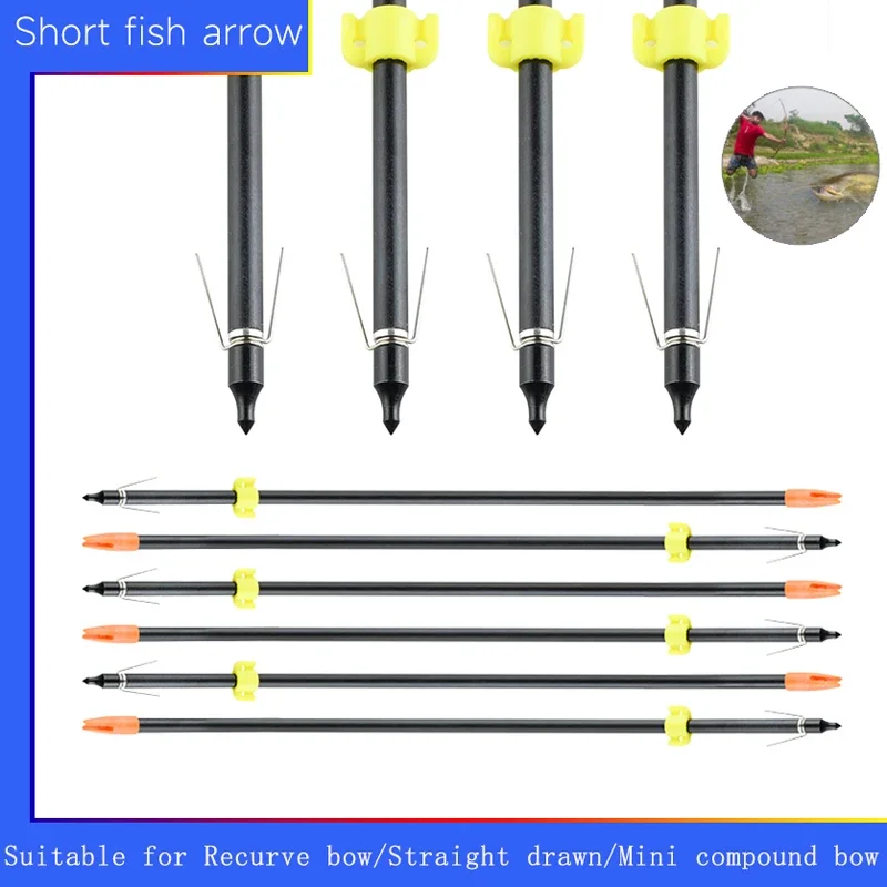 

6/12 шт., стрелы для рыбалки, 7 мм