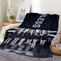 KPOP L-LE S-SSERAFIM skicomfort warm Soft Baby blanket suitable Home Kids Lunch Blanket Suitable for Home Office Daily Use Cover 1