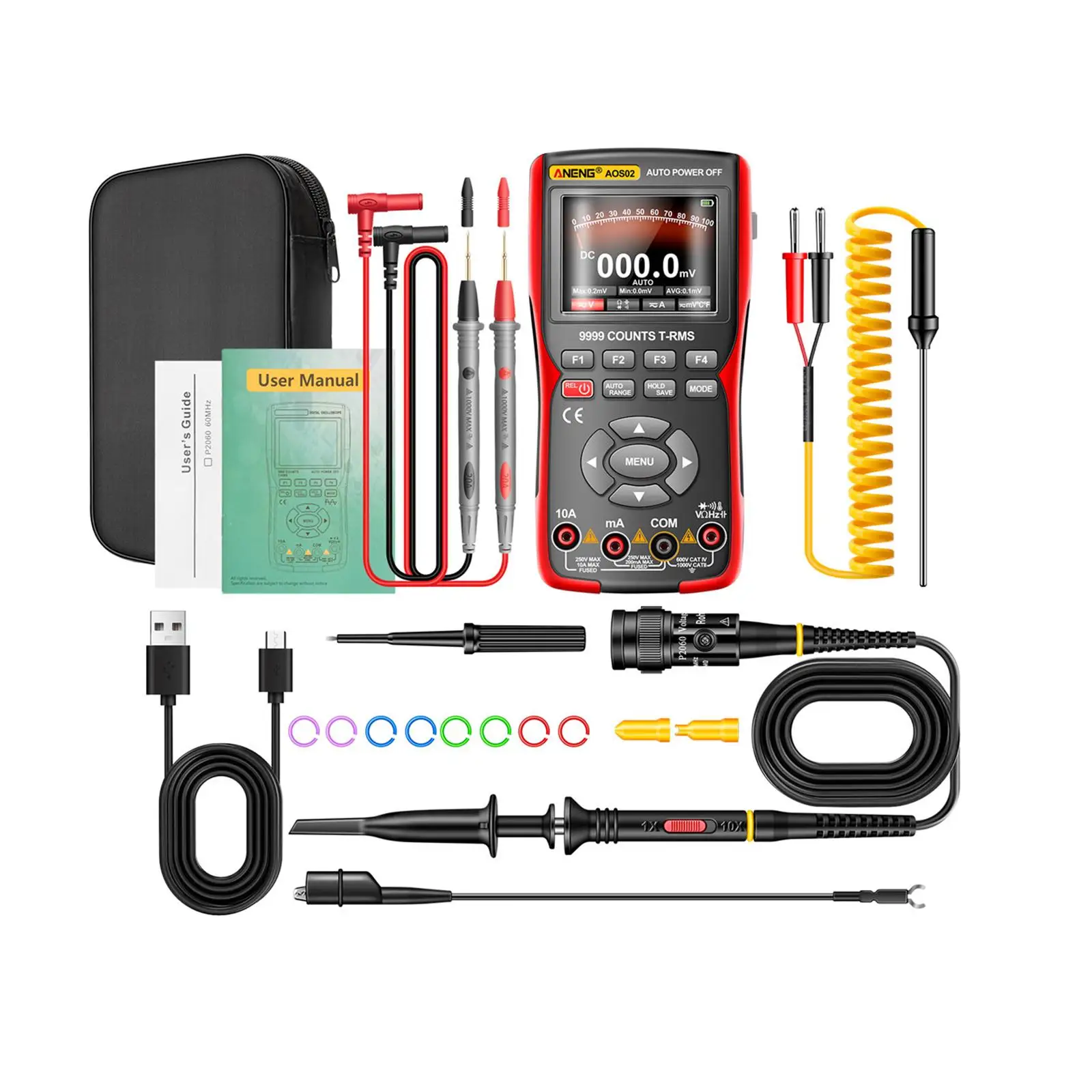 

Digital Oscilloscope Multimeter Multifunction Stable Meter High Precision for