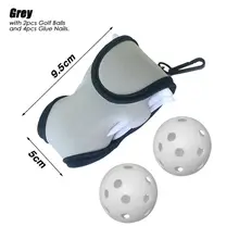  Golf Ball Container Golf Bag Divot Waist Storage Golf Ball Storage Golf Ball Pouch Portable Bag Mini Pocket 