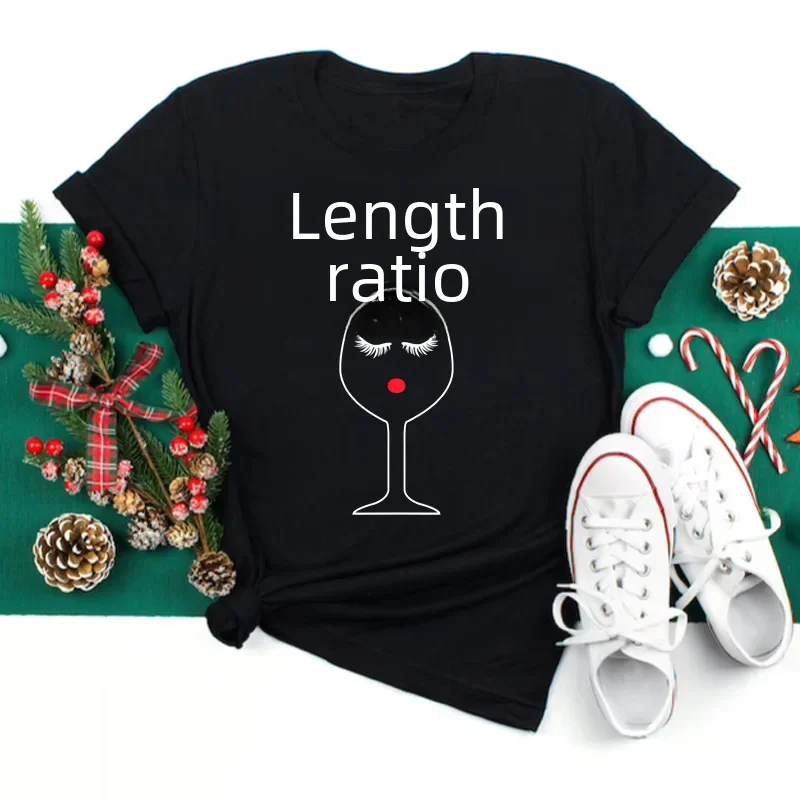 thumbnail image 1 of Camiseta de manga corta para mujer Venta rápida de la marca Joom en Amazon Tmall para Navidad Temu Wish Design, 1 of 5