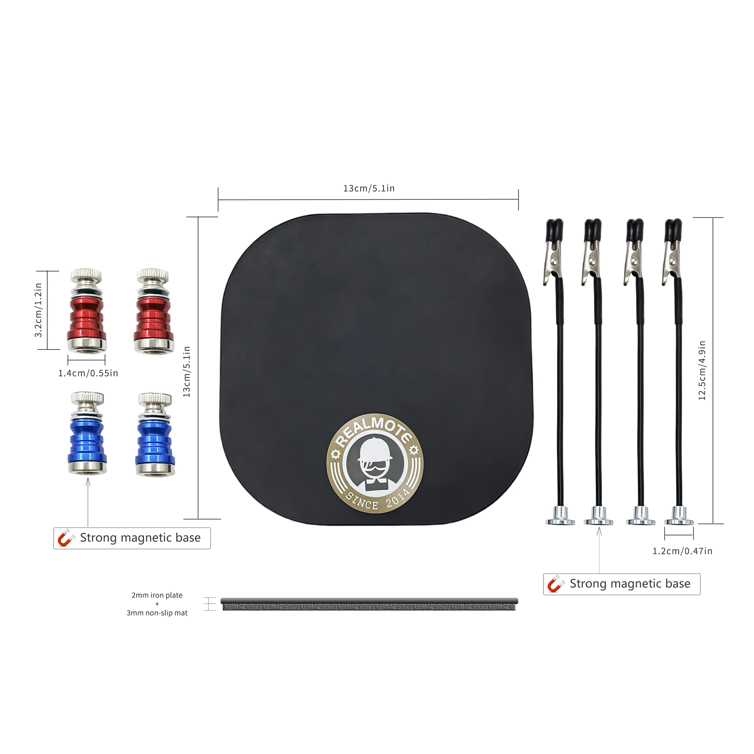 Universal PCB Holder Soldering Platform with Magnetic Pins Groove Fixtures Bendable Clips for Circuit Board Electronic Repair
