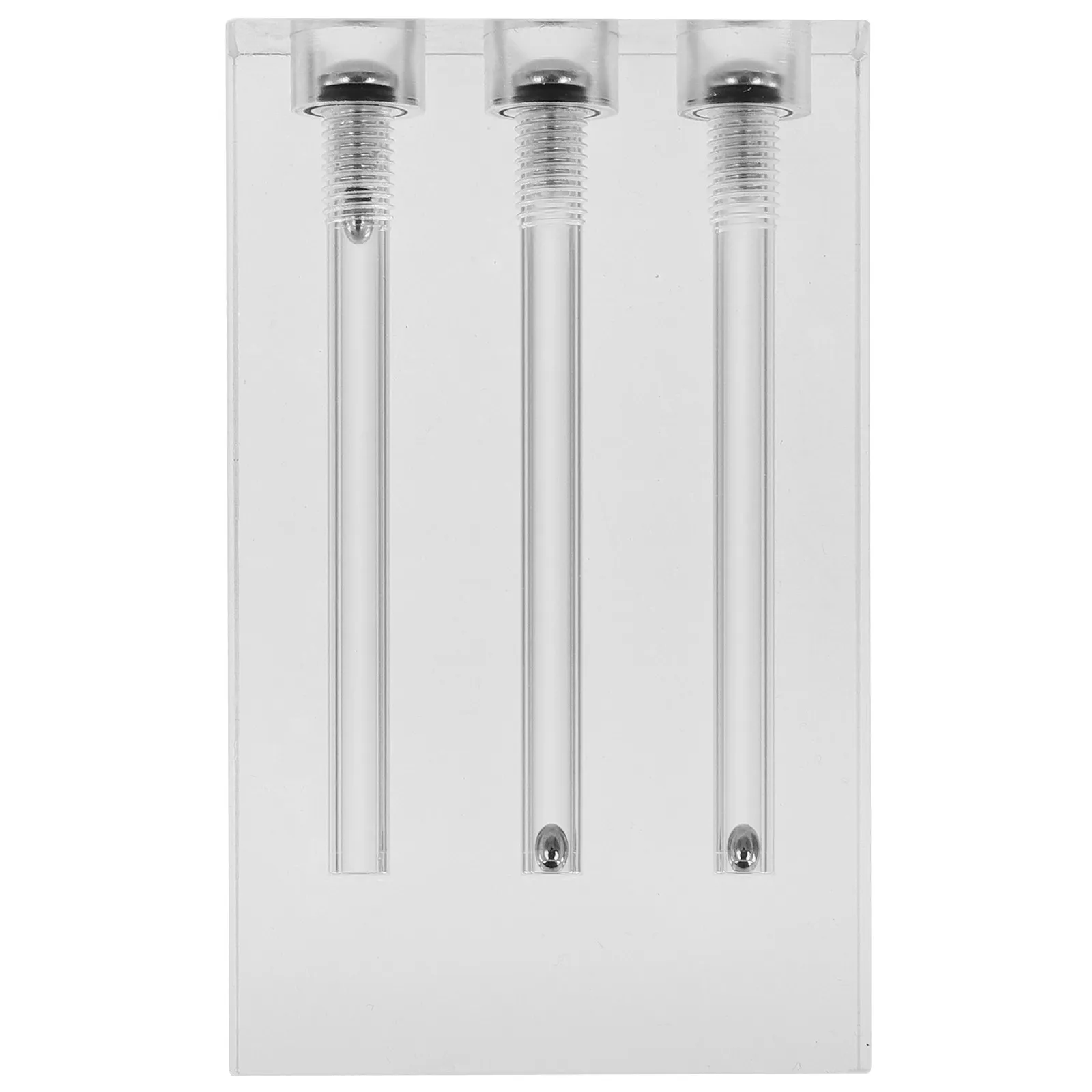 1 세트 엔진 오일 품질 테스터 3 홀 아크릴 비교기 자동차 변속기 오일 점도 테스트 자동차 진단 도구