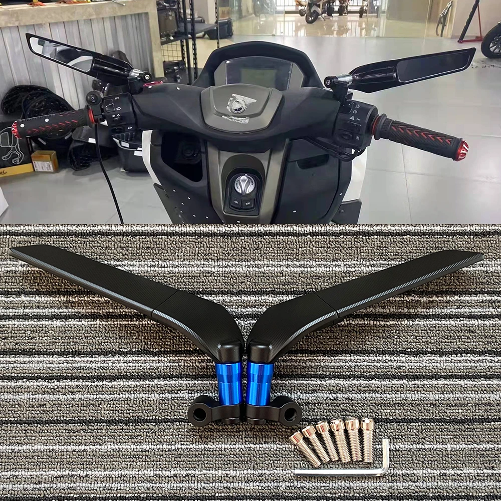 

Universal New fixed wind wing for Honda rebel CM500 CM300 CM1100 PCX150 PCX160 PCX125 PCX motorcycle Rotating rearview mirror