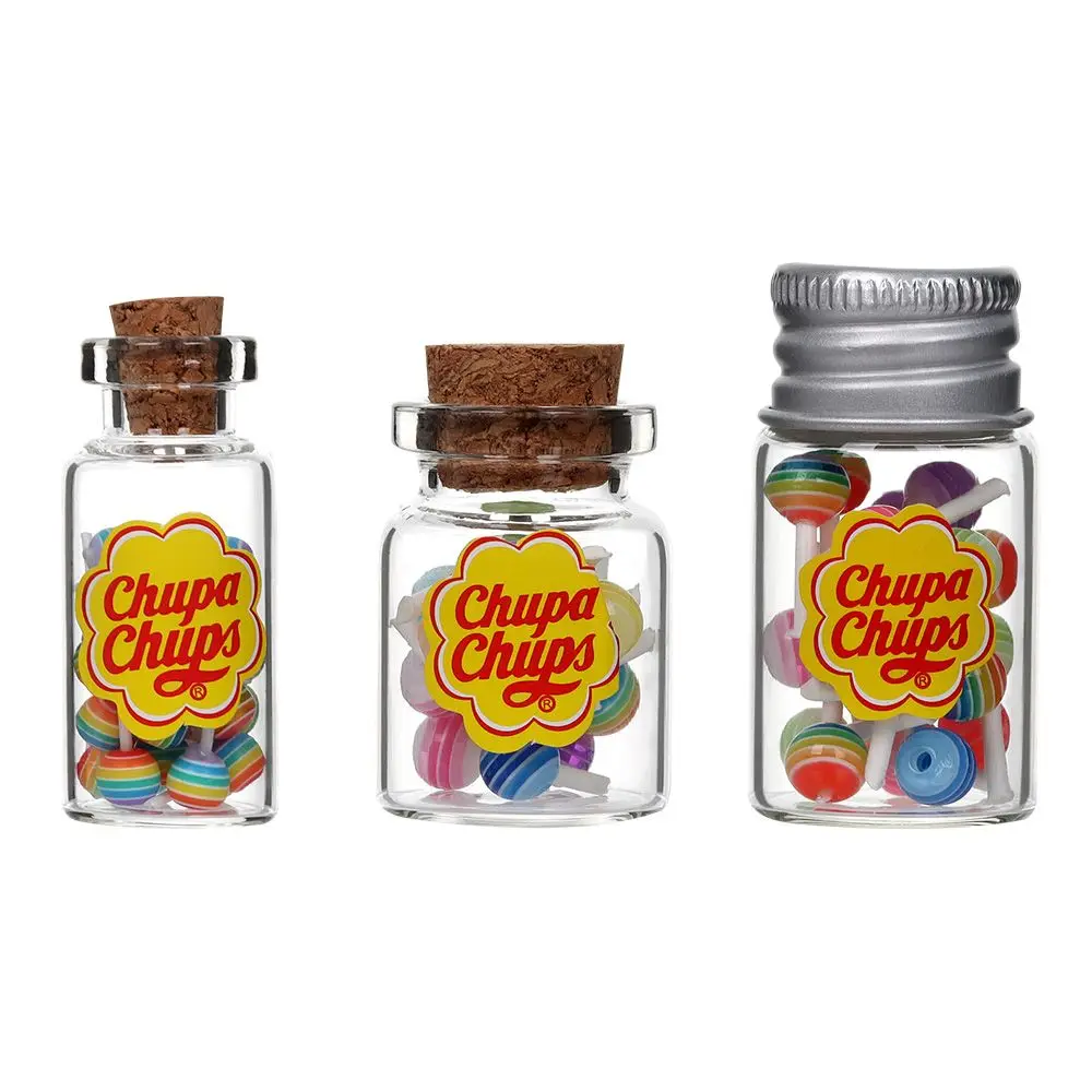 Miniature Dollhouse Candy Jar with Lollipops - DIY Kitchen Accessories