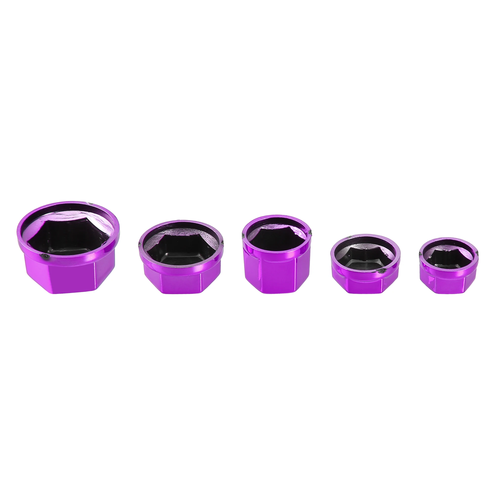 UXCELL Motorcycle Motorbike Screw Nut Bolt Cap Cover Decoration for Kawasaki for Honda Purple 1 Set Screw Cap motorcycle screw caps motorcycle nut covers