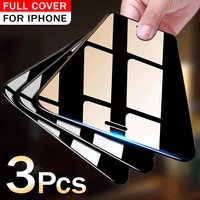 3Pcs Schutz Glas auf für iPhone X 11 8 SE 2020 Screen protector Für iPhone 6s 7 8 plus Gehärtetem Glas auf Xr 11 Pro Xs Max 5S