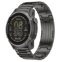 Titanium Quick - Release Metal Watch Strap - 20/22mm - Universal 22mm (Titanium gray)