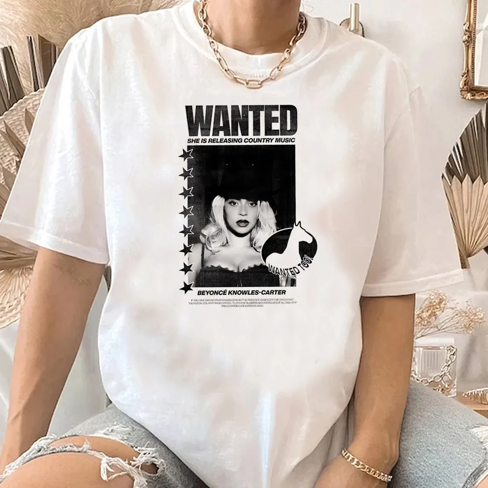 Beyonce Cowboy Carter shirt female Graphic anime 80s Pastel Retro