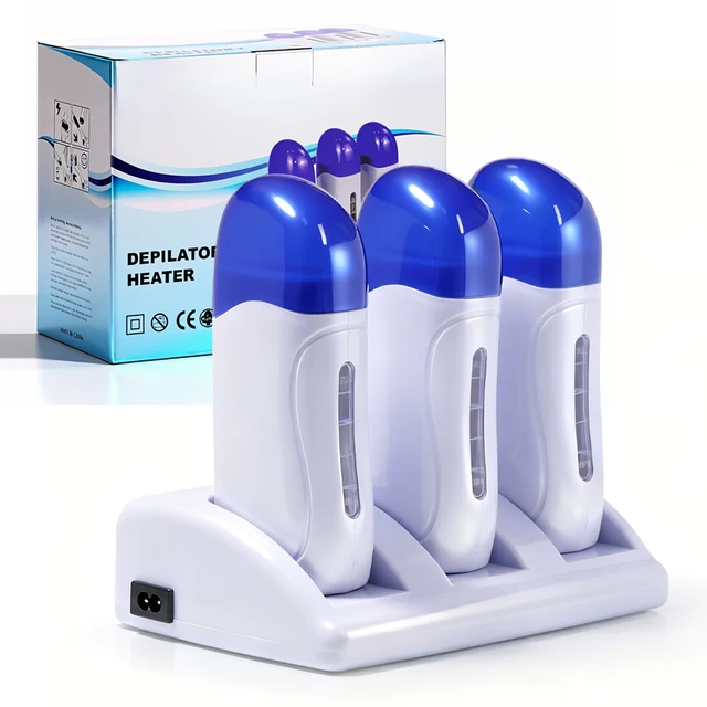 LINMANDA chauffe-cire électrique chaud épilation rouleau de cire cartouche rouleau à cheveux épilateur Machine électrique pour épilateur roulant 1