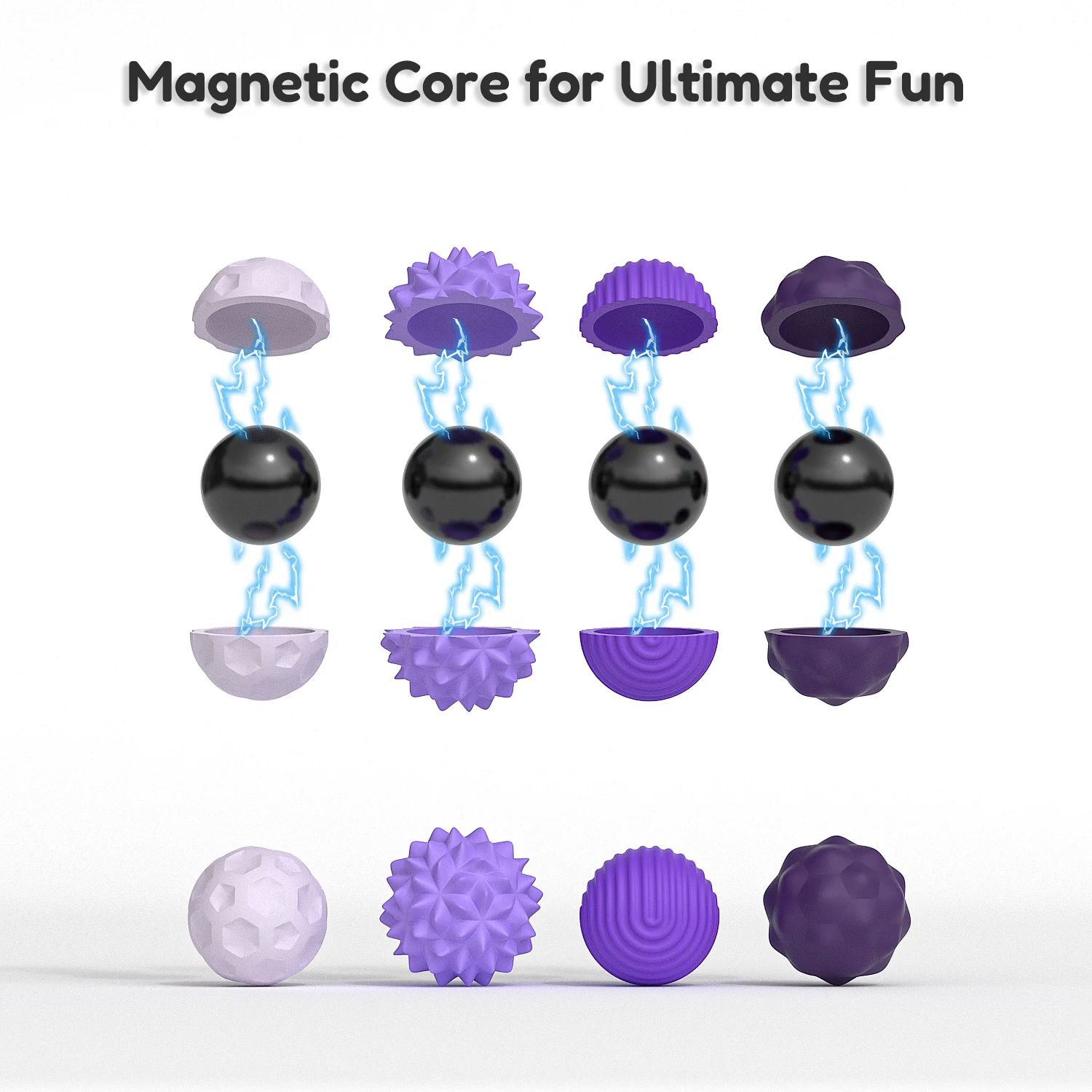 Silicone Magnetic Building Blocks Educational Toys