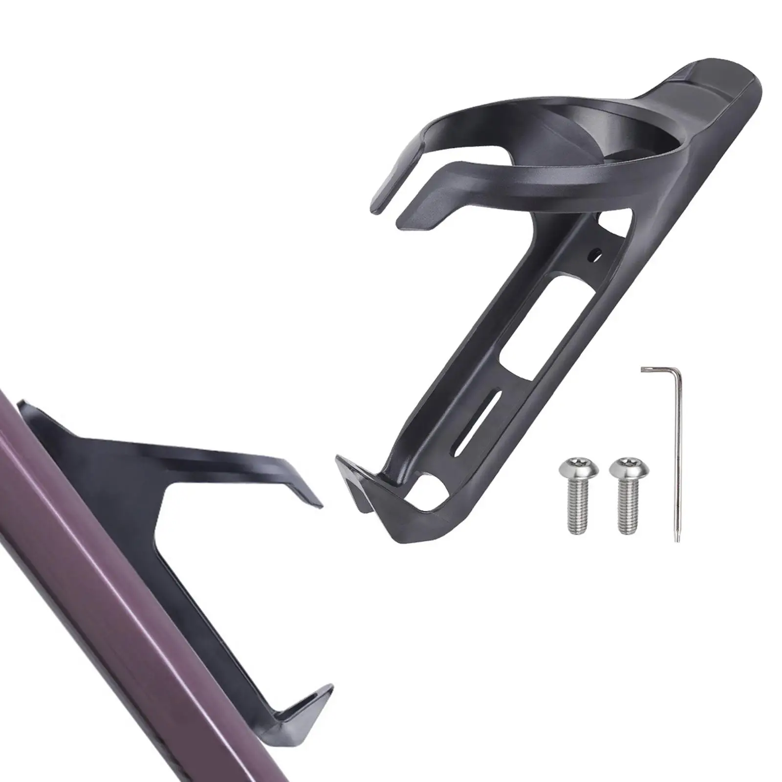 Bike Water Bottle Cage Outside Sturdy Easy to Use Bike Cup Holder Multiuse Water Kittle Rack for Mountain Bike Tea Coffee