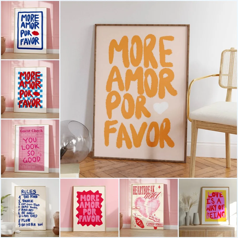 Maximalist Love Quote Wall Art 1