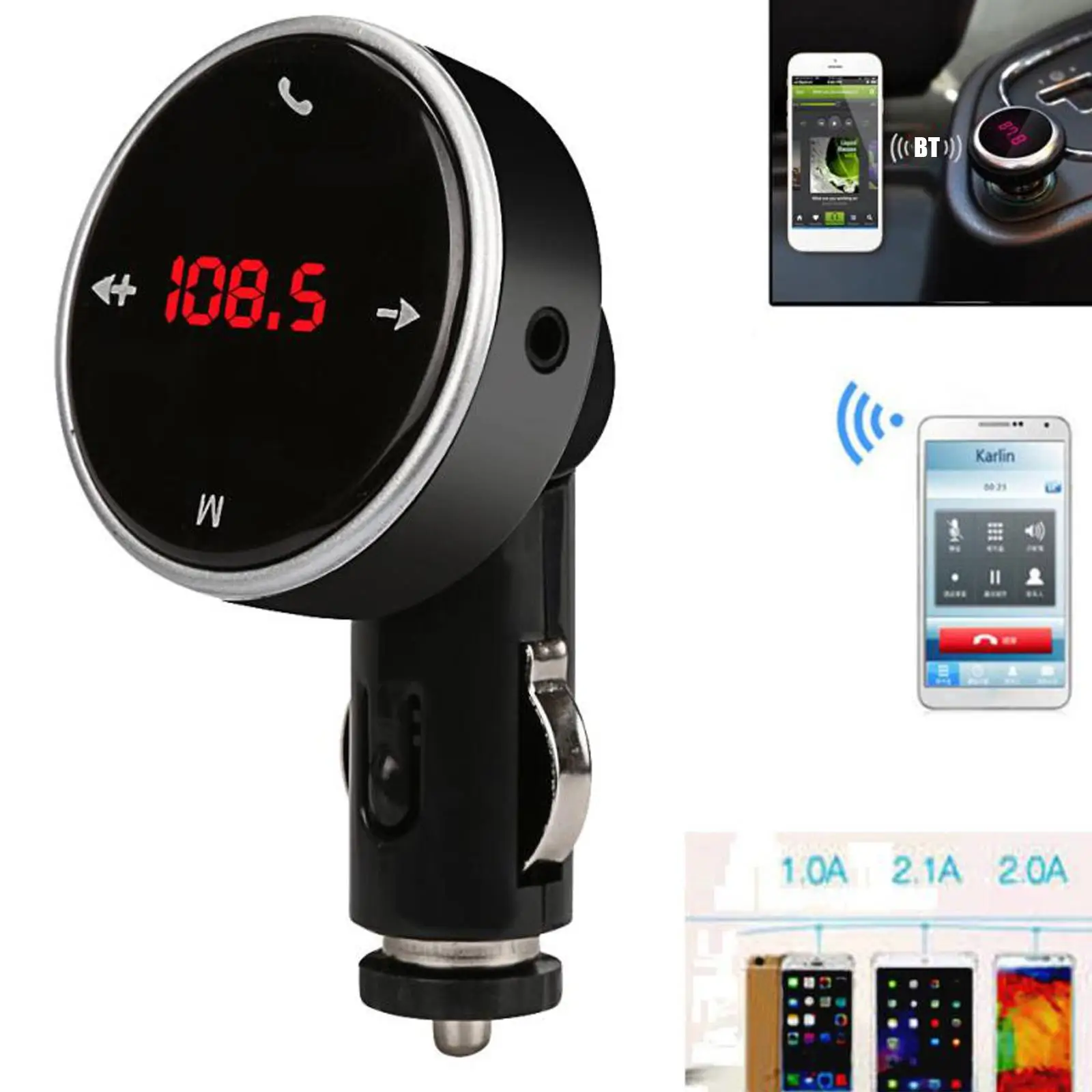 FM Transmitter Modulator Car Wireless Bluetooth 3.6A USB Fast Charger Auto  Aux Radio Mp3 Player Music Hands Free Car Kit - AliExpress