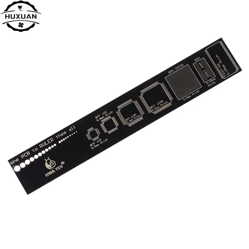 PCB ruler for electronic engineers geeks makers Arduino fans PCB reference ruler packaging units