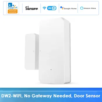 SONOFF DW2 와이파이 무선 도어 윈도우 센서, 스마트 홈 보안 시스템, 홈 키트 감지기, Ewelink 앱 알림 경고
