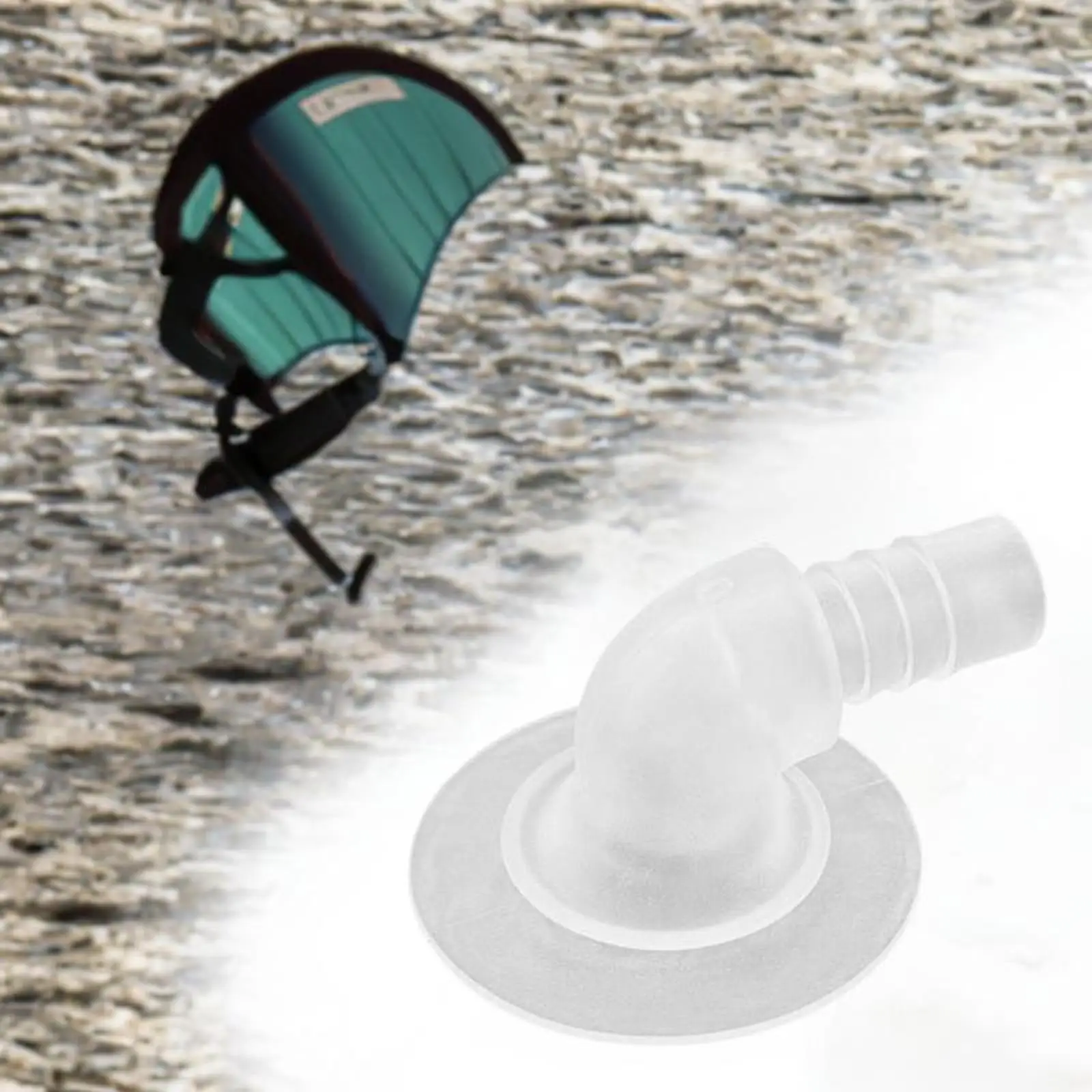 Inflatable Kite Inflate Valve Kite Bladder Repairing Kiteboarding Accessory Non Return TPU Useful 90&deg; Replacement Air Inlet