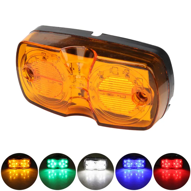 1PC 12V 24V Led Side Marker Lights for Trucks Trailer Caravan Clearance