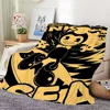 B-Bendy and the ink machines Game Blanket Skin friendly comfort warm soft plush blanket suitable sofa living room office bedroom 3