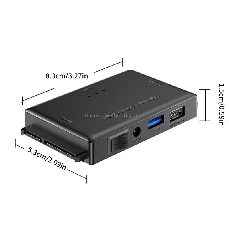 빠른 속도 5Gbps USB3.0 IDE 변환기 폭넓은 호환성을 위한 외장형 하드 디스크 드라이브 어댑터 도구 KINO