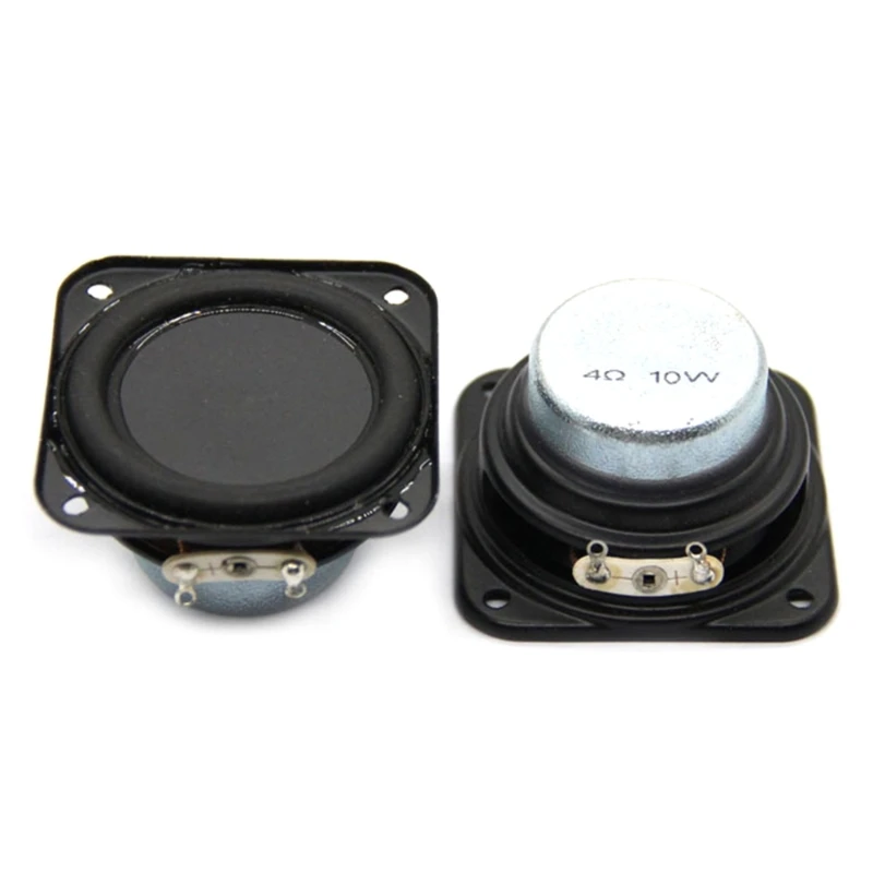 45mm 내부 마그네틱 스피커, 남성과 여성 모두를위한 4Ohm 10W 전원 DIY 전체 범위 스피커 DIY 스피커 교체 D46B