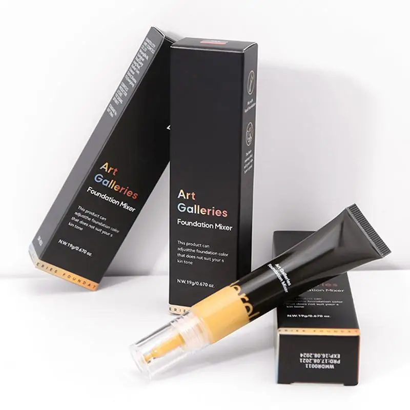 4 Colors Foundation Mixing Pigment Color Corrector Makeup Foundation Shade Color Adjuster Liquid For Facial Makeup