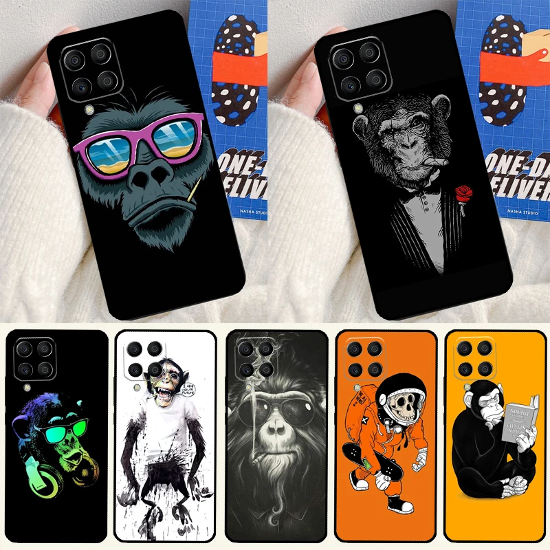 Cartoon Monkey Design Phone Case