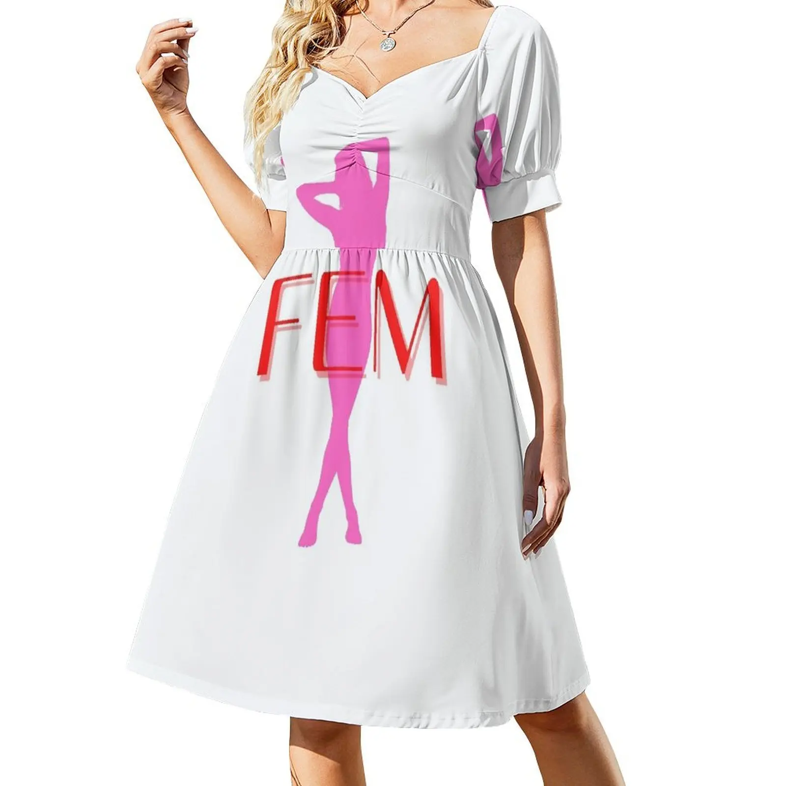 Vestido de noche de manga corta rosa y rojo para mujer, estilo mariquita, elegante, de lujo, para fiesta y celebridad.