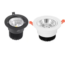 

Recessed Dimmable LED Ceiling Light Lamp 3W/ 5W/ 7W/ 9W /12W/ 15W Round COB Spotlight Downlights AC85-265V