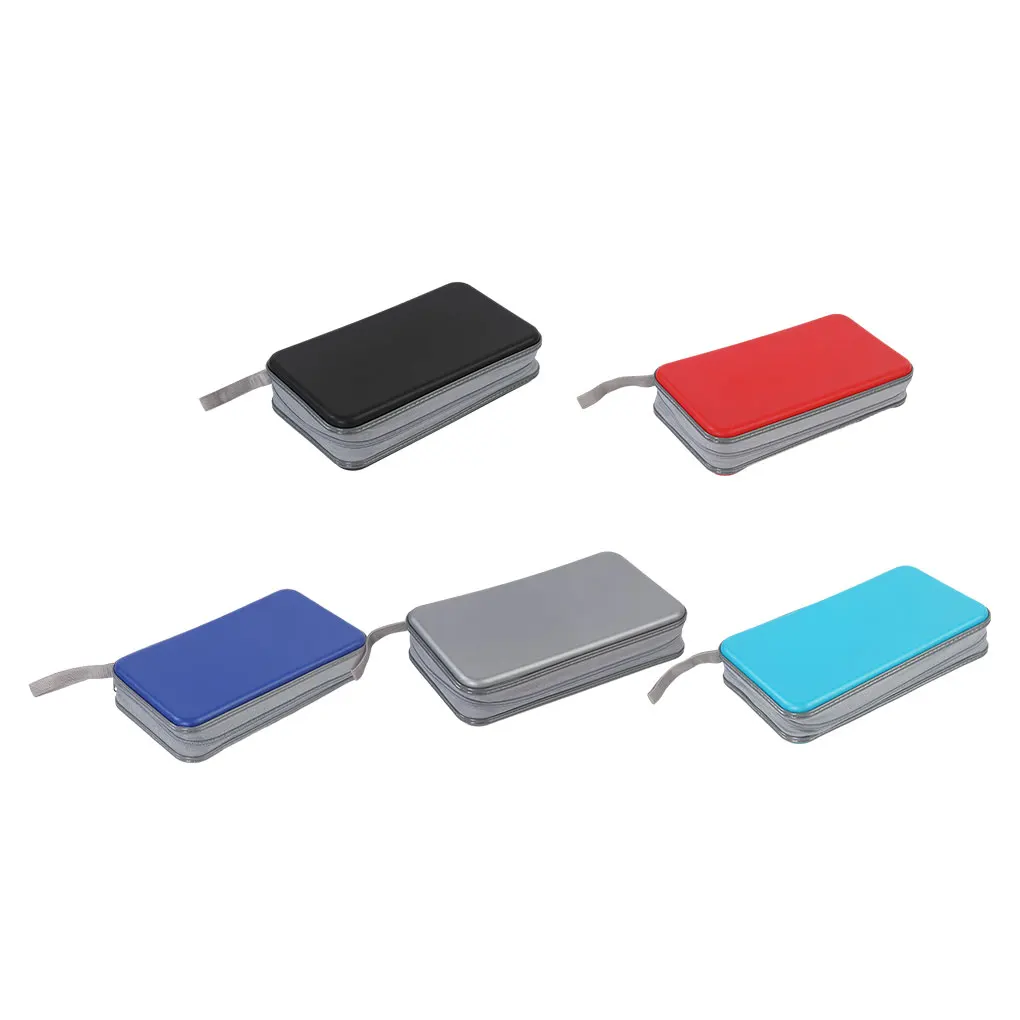 CD 보관 케이스, 대용량 휴대용 상자, 80 디스크, 간편한 정리정돈, ABS 거치대