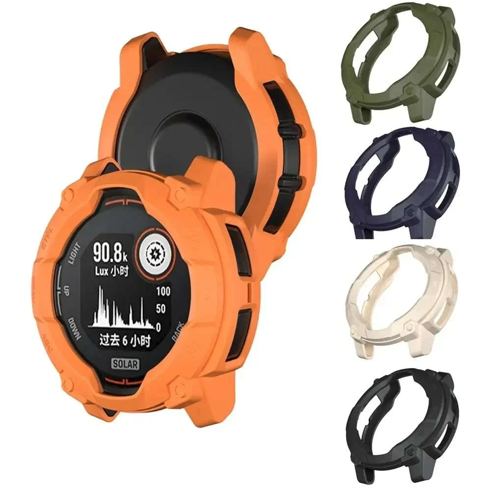 Solar TPU Protective Shell Frame Protector - Garmin Instinct 3 Bumper Accessories