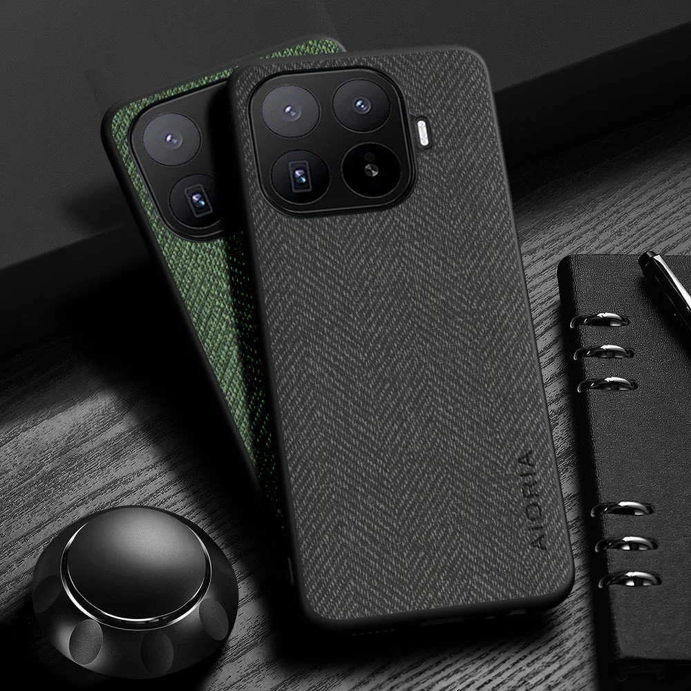 Leather Wood Grain Cover - Simple, Lightweight, Durable Design Case