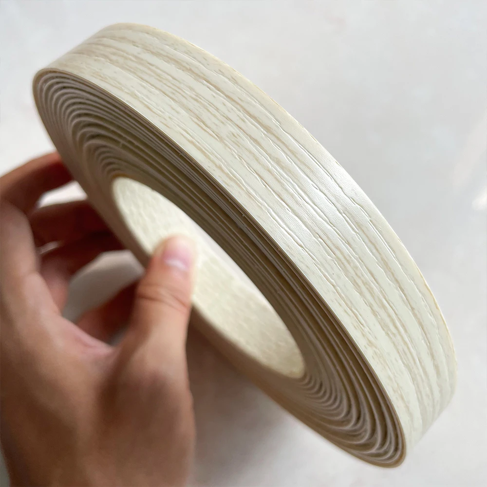 Hot Melt Self-adhesive PVC Edge Banding Strip Woodworking DIY Furniture Wardrobe Cabinet Edge Banding Width 4cm