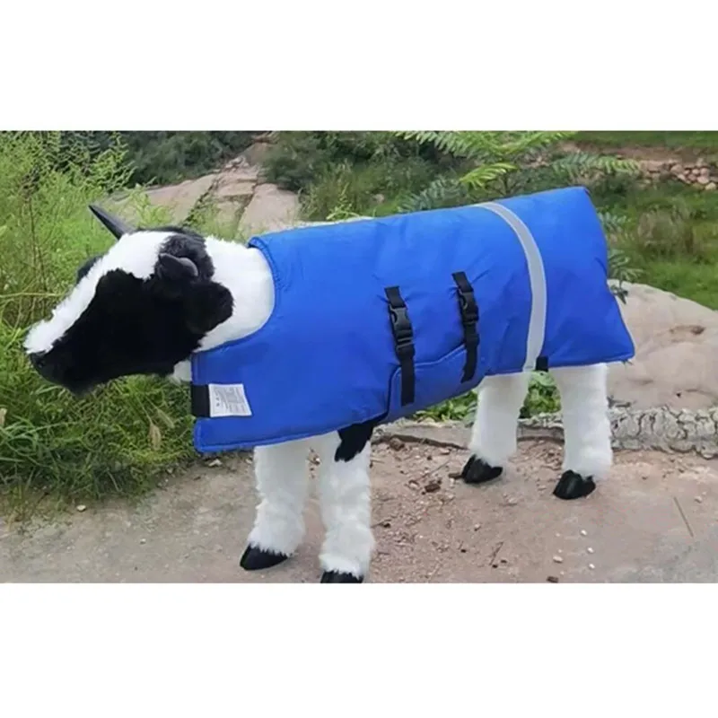 Farm Calf Vest Warm Clothing Winter Coat Warm Apparel Pasture Cold Proof Clothing Calf Dog Wrap Thermal Insulation Coat Vest